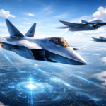 6th generation fighter jets concept showing future air combat technology