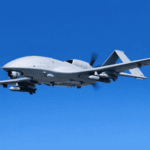 advanced drone technology flying in clear sky
