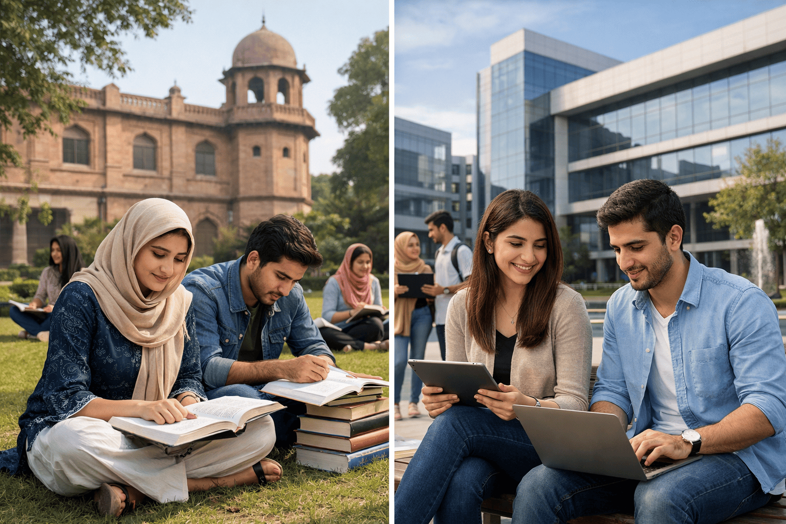 public vs private universities in Pakistan comparison for students