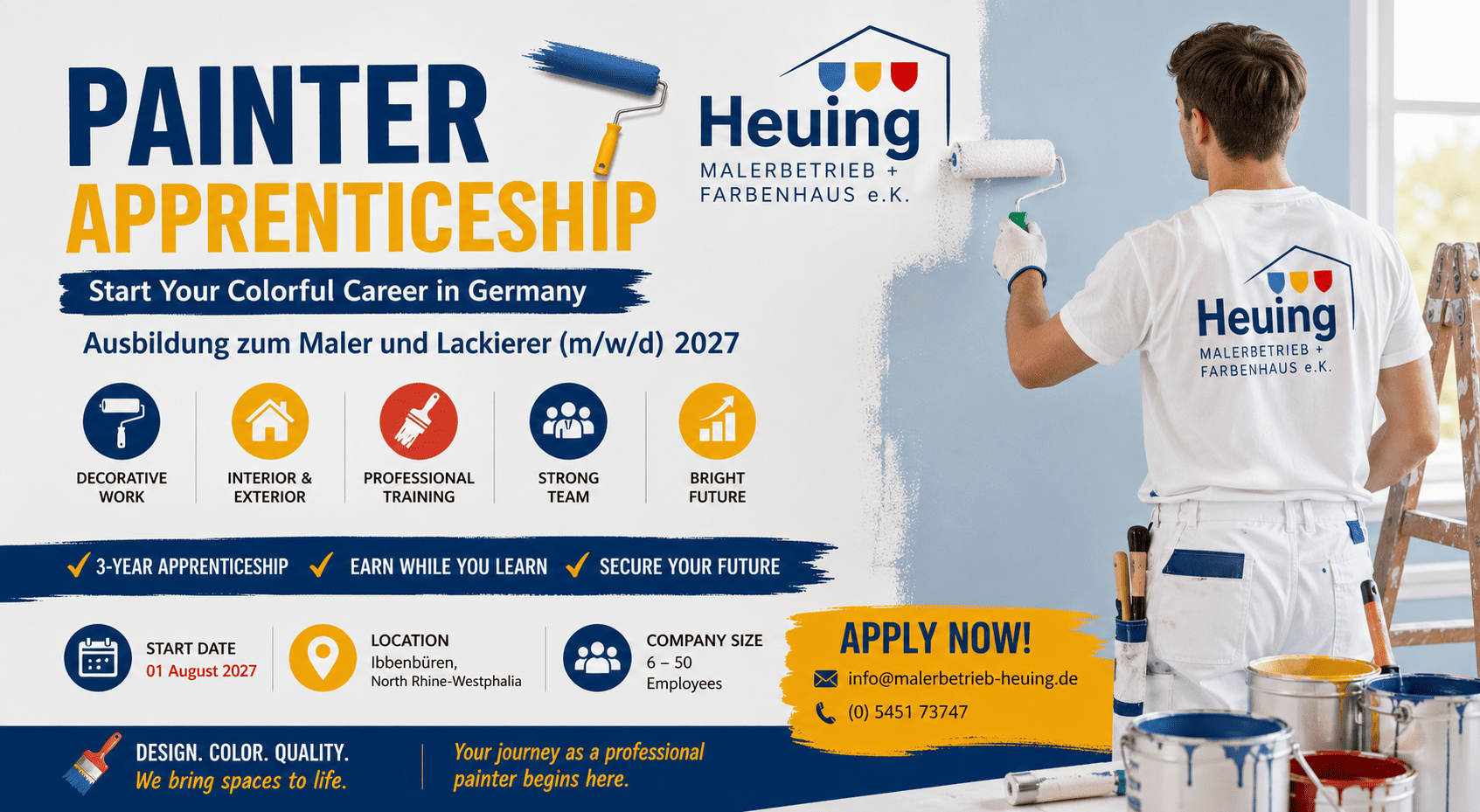 painter apprenticeship in Germany 2026