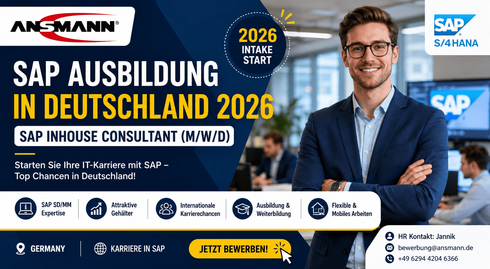 SAP Ausbildung in Deutschland 2026