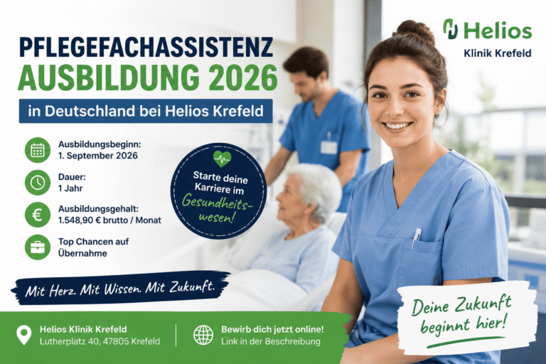 pflegefachassistenz ausbildung 2026 in deutschland