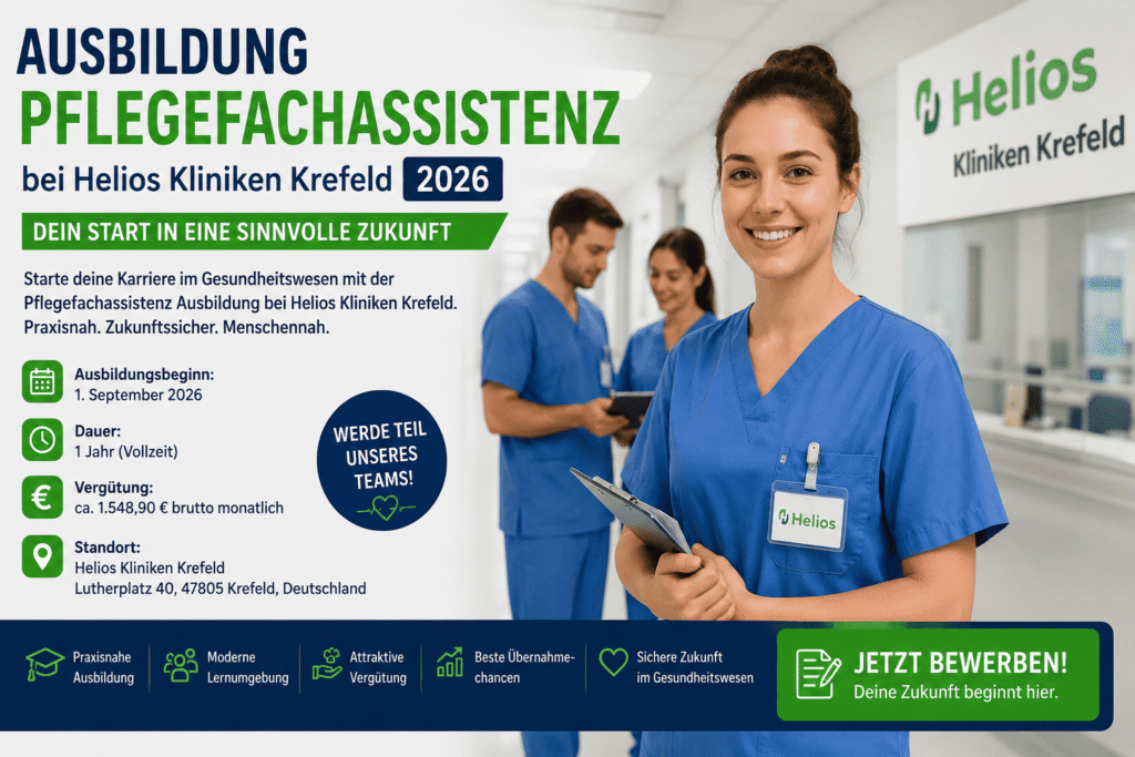 pflegefachassistenz ausbildung helios
